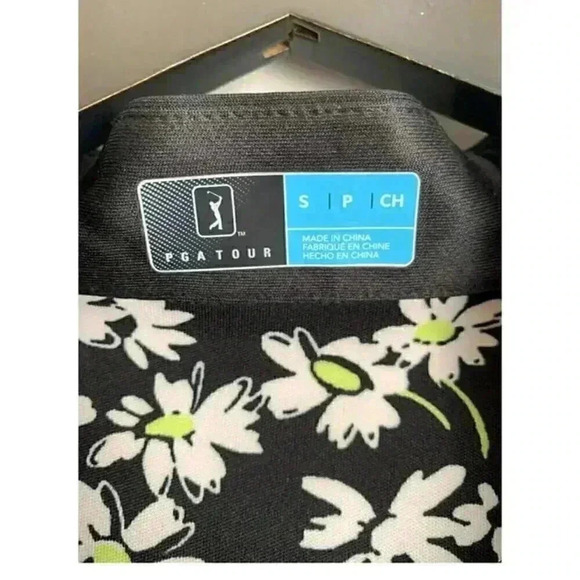 Women's PGA Tour Golf Shirt with Daisy Flowers - Size Small - Picture 5 of 8